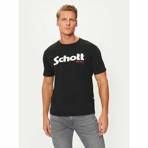 SCHOTT N.Y.C. Póló TSLOGO Fekete Regular Fit kép