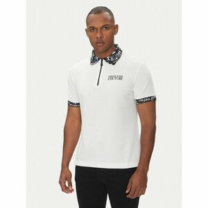 Versace Jeans Couture Pólóing 78GAGT02 Fehér Regular Fit kép