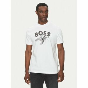 BOSS Póló Te_Bossfish 50539196 Fehér Regular Fit kép