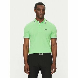 BOSS Pólóing Paddy 50469055 Zöld Regular Fit kép