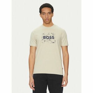 BOSS Póló Logo Space 50539186 Bézs Regular Fit kép