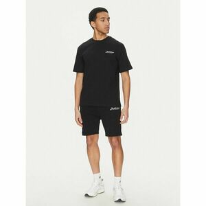 Jack&Jones Póló és rövidnadrág szett Beau 12277466 Fekete Relaxed Fit kép