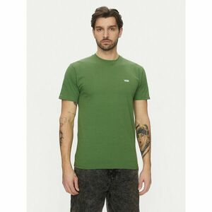 Vans Póló Left Chest Logo VN0A3CZE Zöld Classic Fit kép
