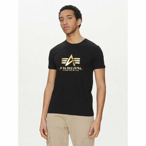Alpha Industries Póló Basic 100501 Fekete Regular Fit kép