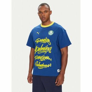 Puma Póló CWC Hoops x Palmeiras 631704 Kék Regular Fit kép