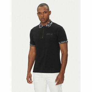 Versace Jeans Couture Pólóing 78GAGT02 Fekete Regular Fit kép