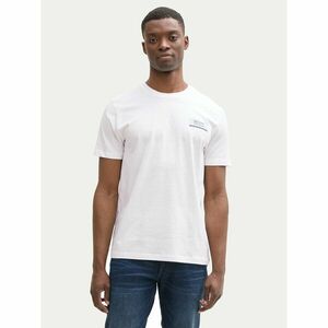 Tom Tailor Denim Póló 1043491 Fehér Regular Fit kép