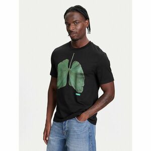 United Colors Of Benetton Póló 3BL0U10AG Fekete Relaxed Fit kép