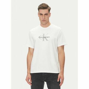 Calvin Klein Jeans Póló Hero Monologo LV04RB862G Fehér Regular Fit kép