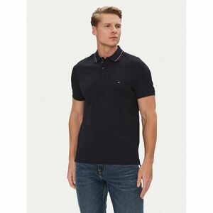 Tommy Hilfiger Pólóing Placket Interest MW0MW38459 Sötétkék Regular Fit kép