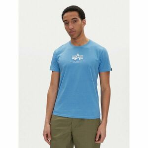 Alpha Industries Póló Basic 118533 Kék Regular Fit kép