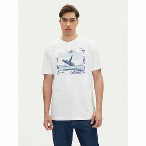 BOSS Póló Te_Dunetrace 50539187 Fehér Regular Fit kép