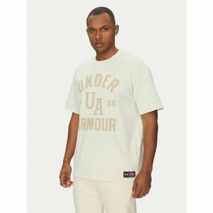 Under Armour Póló Heavyweight Varsity 1390179 Bézs Oversize kép