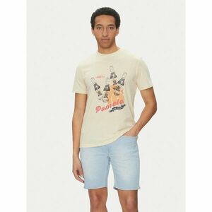 Blend Póló 20718263 Bézs Regular Fit kép