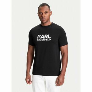 KARL LAGERFELD Póló 755087 553235 Fekete Regular Fit kép