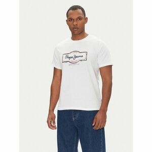 Pepe Jeans Póló Daxton PM509786 Fehér Regular Fit kép