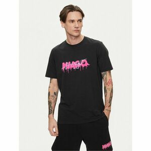 Hugo Póló Decation 50515282 Fekete Regular Fit kép