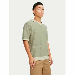 Jack&Jones Pólóing Jormykonos 12255950 Zöld Regular Fit kép