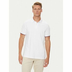 Tommy Hilfiger Pólóing Flag MW0MW35605 Fehér Regular Fit kép
