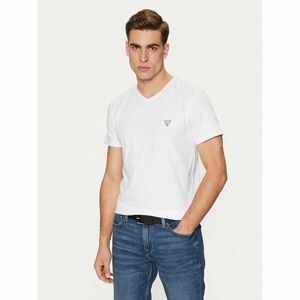 Guess Póló Caleb U97M01 KCD31 Fehér Slim Fit kép