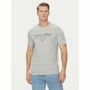 Tommy Hilfiger Póló Center Stack MW0MW38621 Szürke Regular Fit kép
