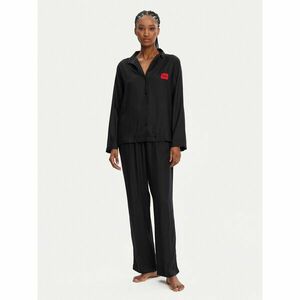 HUGO Pizsama Elle 50531526 Fekete Relaxed Fit kép