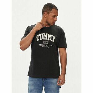 Tommy Jeans Póló Athletic Club DM0DM18557 Fekete Regular Fit kép
