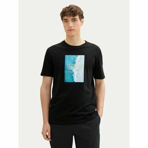 Tom Tailor Denim Póló 1042045 Fekete Regular Fit kép
