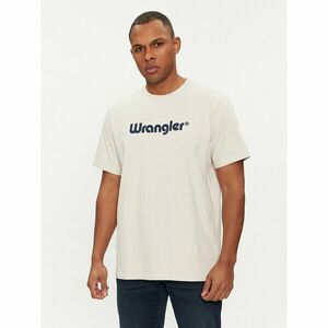 Wrangler Póló Logo 112350523 Ekru Regular Fit kép
