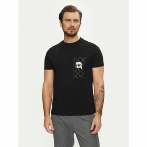 KARL LAGERFELD Póló 755095 551251 Fekete Regular Fit kép