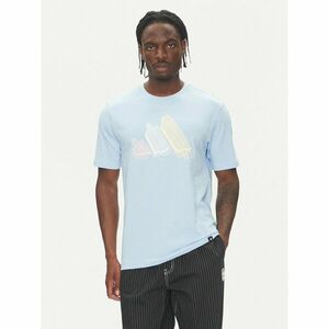 adidas Póló Lounge Ice Graphic JJ4019 Kék Regular Fit kép