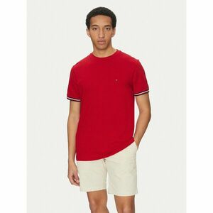 Tommy Hilfiger Póló Global Stripe MW0MW38630 Piros Regular Fit kép