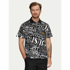 Just Cavalli Pólóing 75OAG6R0 Fekete Regular Fit kép