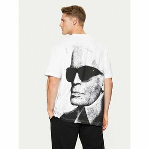 Karl Lagerfeld Jeans Póló A1M17113 Fehér Relaxed Fit kép