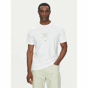 BOSS Póló Te_Spiderbat 50534924 Fehér Regular Fit kép