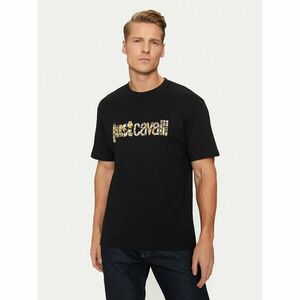 Just Cavalli Póló 77OAHE25 Fekete Regular Fit kép