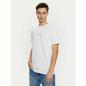 Calvin Klein Jeans Póló Minimal Logo J30J327075 Fehér Regular Fit kép