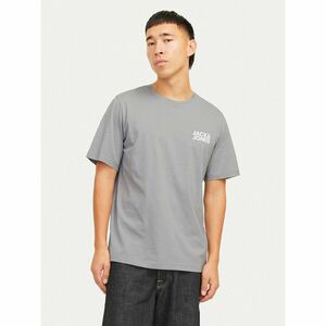 Jack&Jones Póló Corp Logo 12151955 Szürke Standard Fit kép