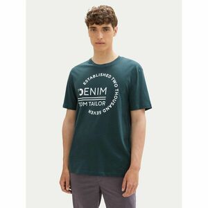 Tom Tailor Denim Póló 1043491 Zöld Regular Fit kép