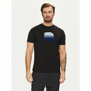 KARL LAGERFELD Póló 755426 551242 Fekete Regular Fit kép