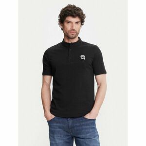KARL LAGERFELD Pólóing 745023 552224 Fekete Regular Fit kép