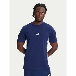 adidas Póló Essentials 3-Stripes JE6399 Kék Regular Fit kép