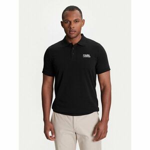 KARL LAGERFELD Pólóing 745088 553235 Fekete Regular Fit kép