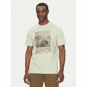 BOSS Póló Te_Dunetrace 50539187 Bézs Regular Fit kép
