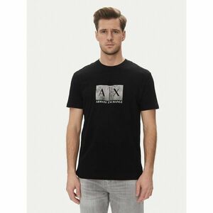 Armani Exchange Póló XM000555 AF10358 UC001 Fekete Regular Fit kép