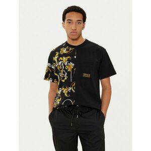 Versace Jeans Couture Póló 78GAH609 Fekete Regular Fit kép