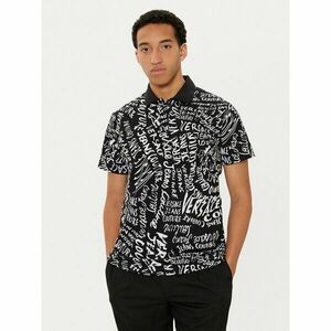 Versace Jeans Couture Pólóing 78GAG6R0 Fekete Regular Fit kép