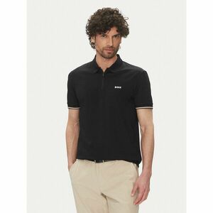 BOSS Pólóing Philix Pima 50538177 Fekete Regular Fit kép