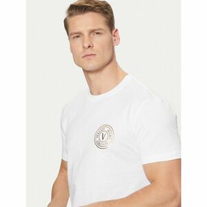 Versace Jeans Couture Póló 78GAHT00 Fehér Regular Fit kép