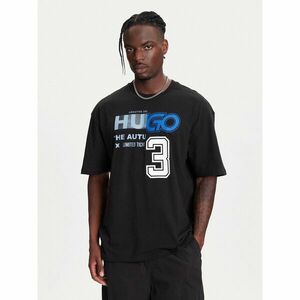 HUGO Póló Nesite 50544168 Fekete Loose Fit kép